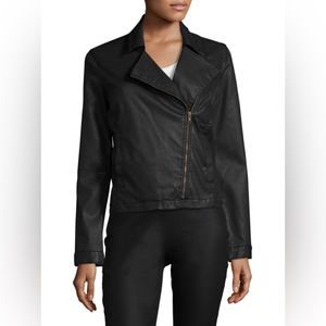 EILEEN FISHER Leather Moto Jacket